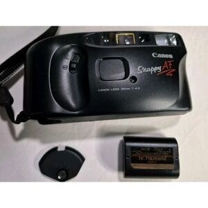 Cannon Sure Shot Snappy Af 35mm Point&Shoot With Strap Untested Looks New